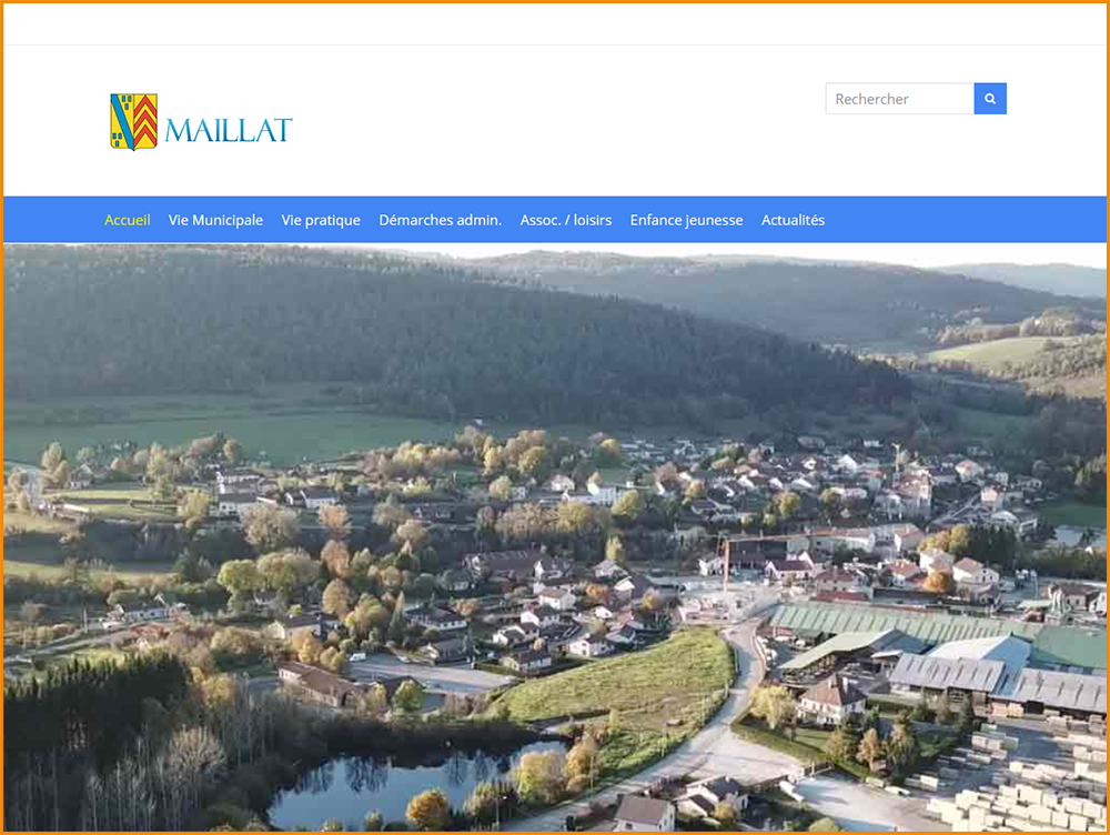 Réalisation Du Site Web De La Commune De Maillat